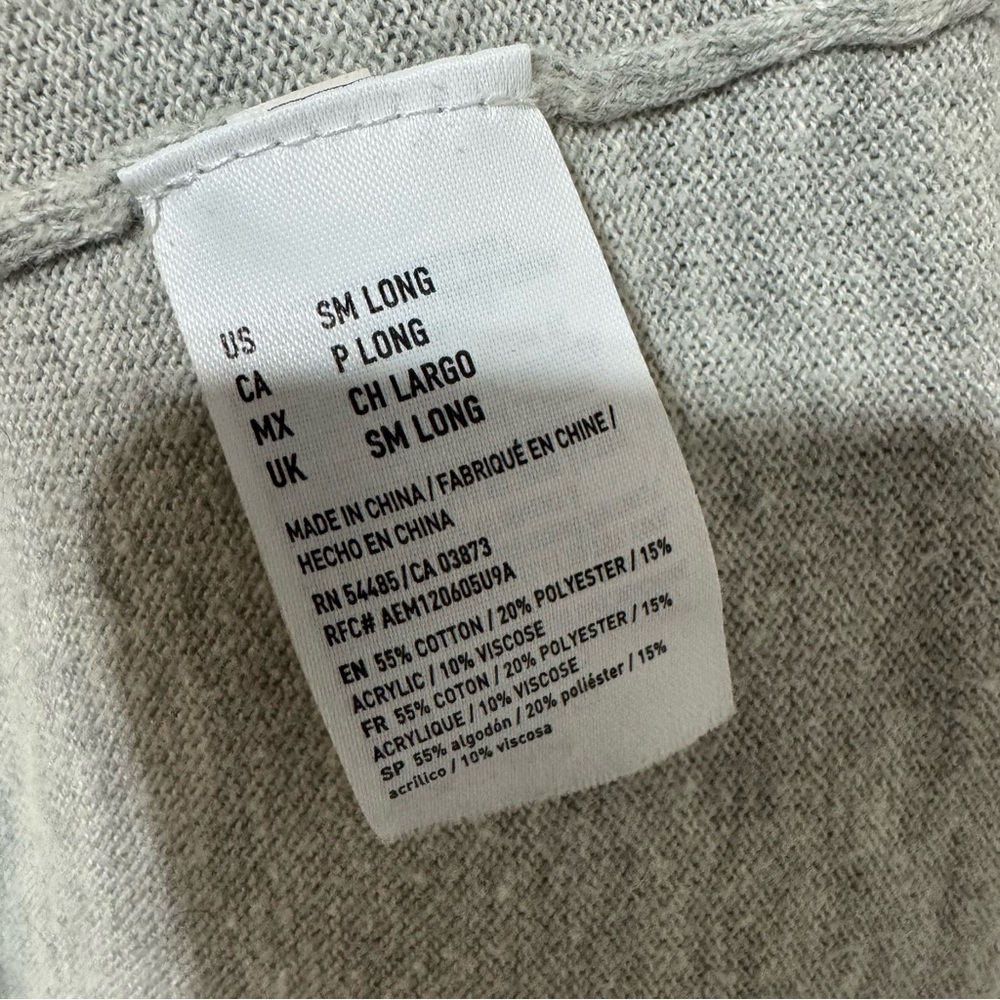 American Eagle Outfitters Women Light Gray Long Sleeve Fit & Flare Dress Size S - Picture 13 of 17